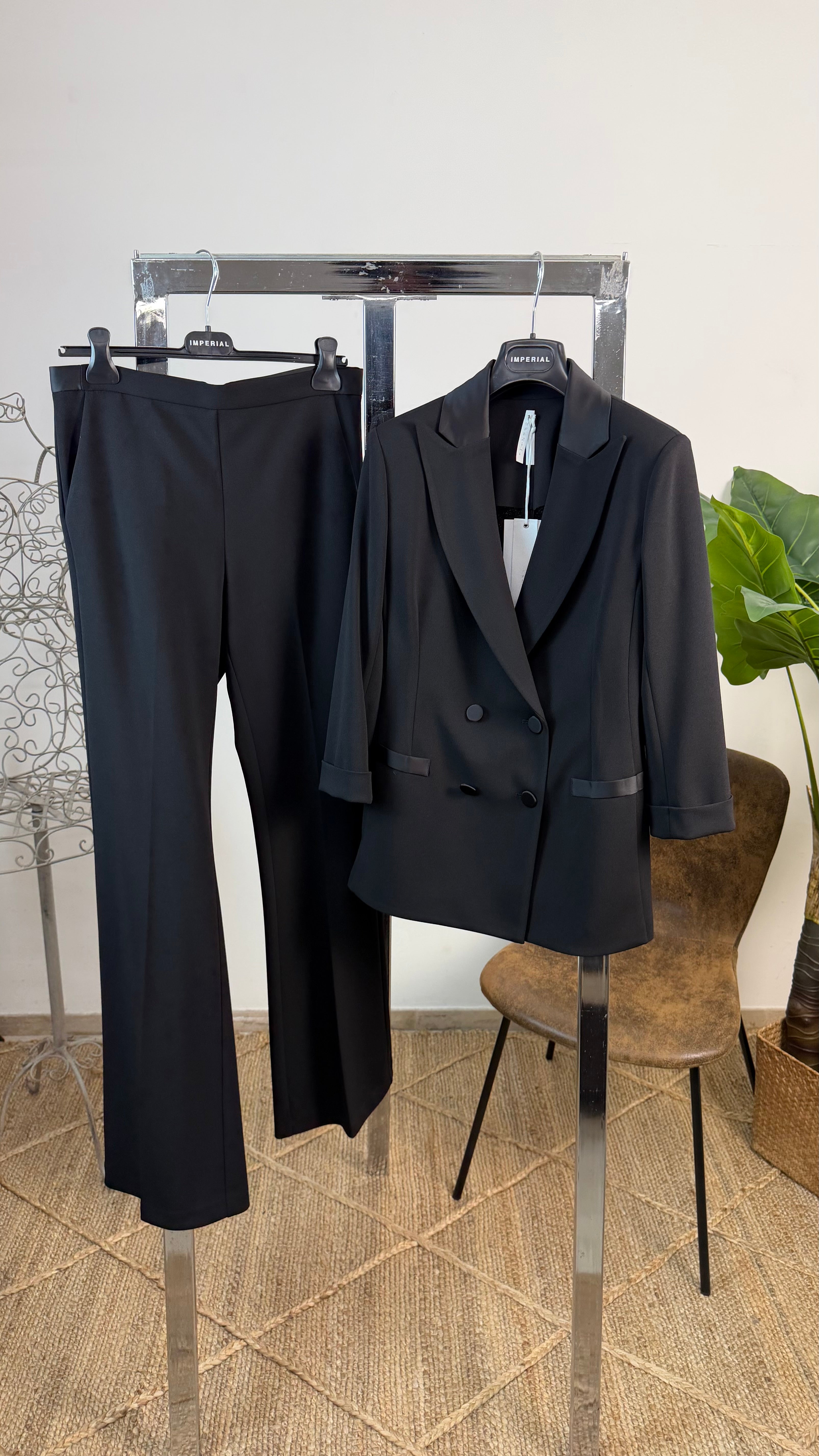 Completo Tailleur Effetto Raso