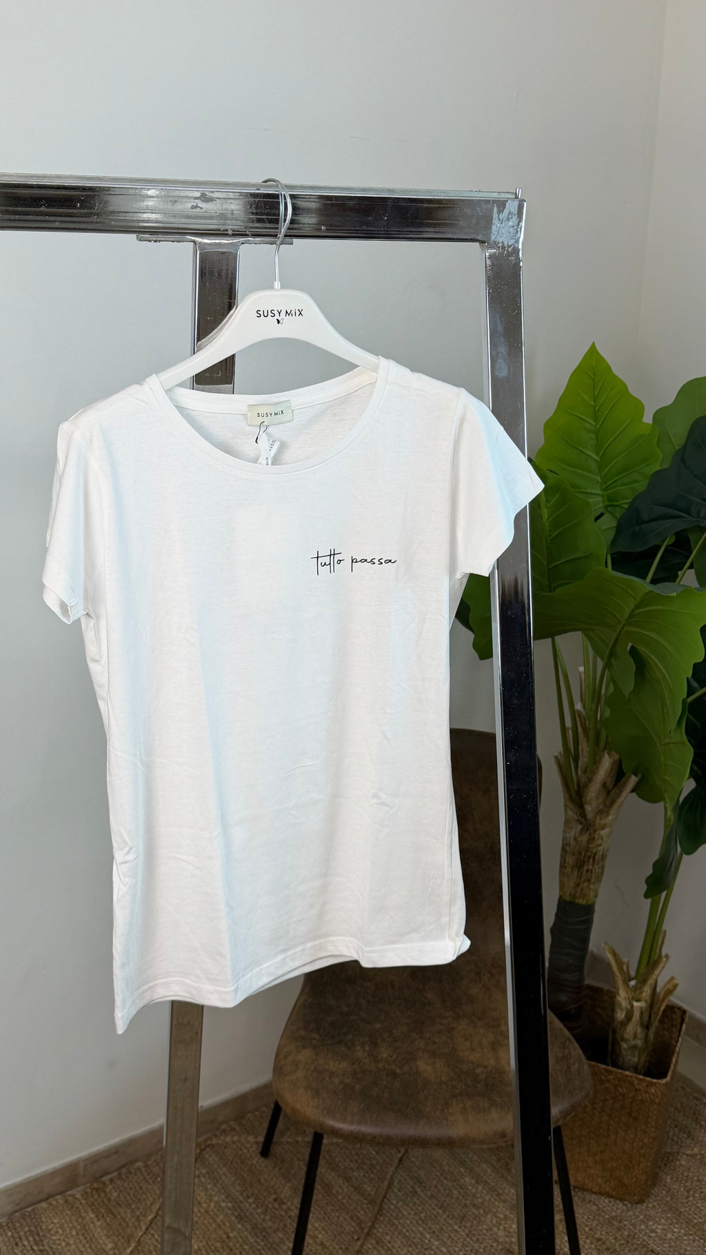 Maxi t-shirt stampa