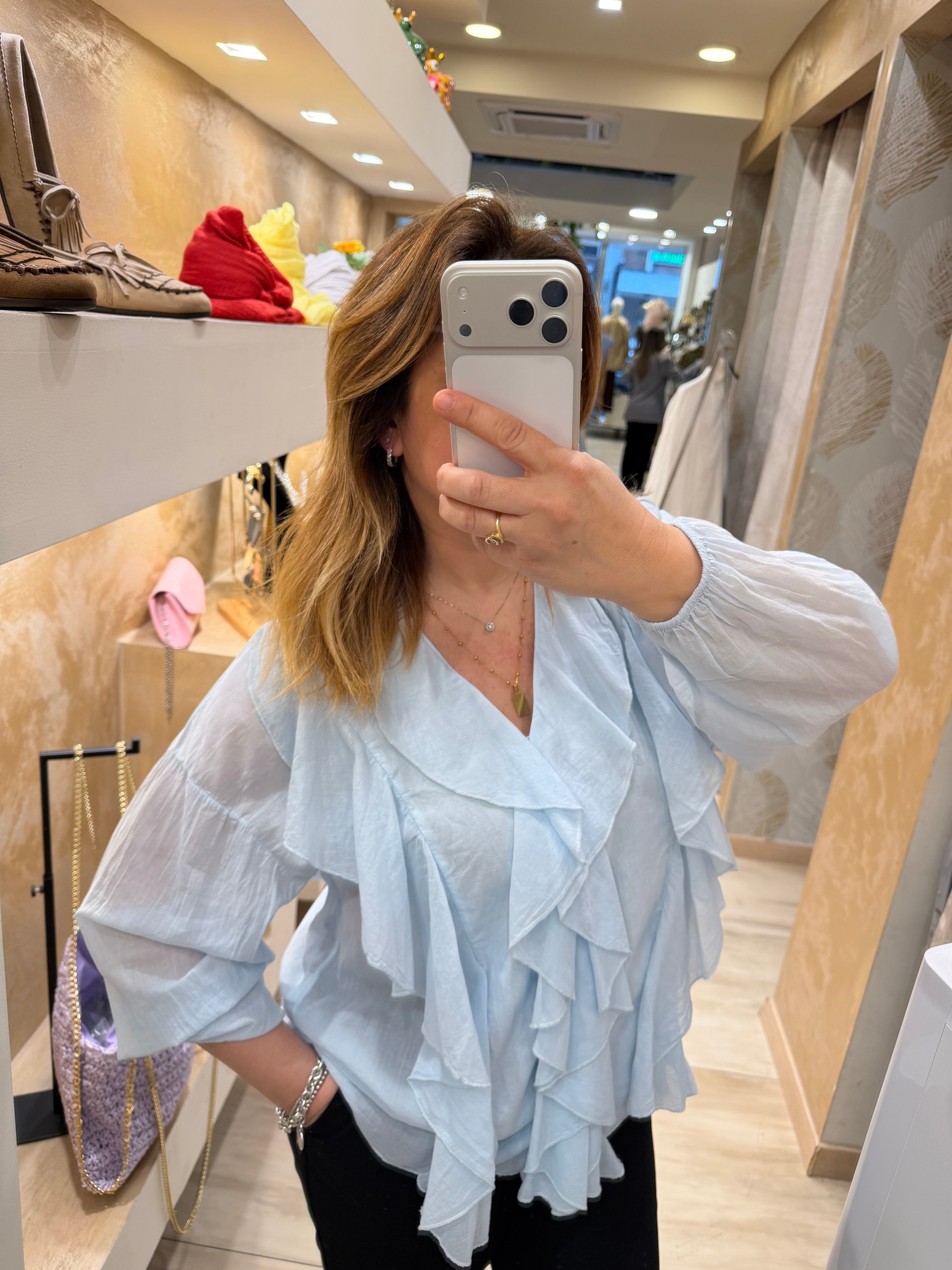 Camicia rouches