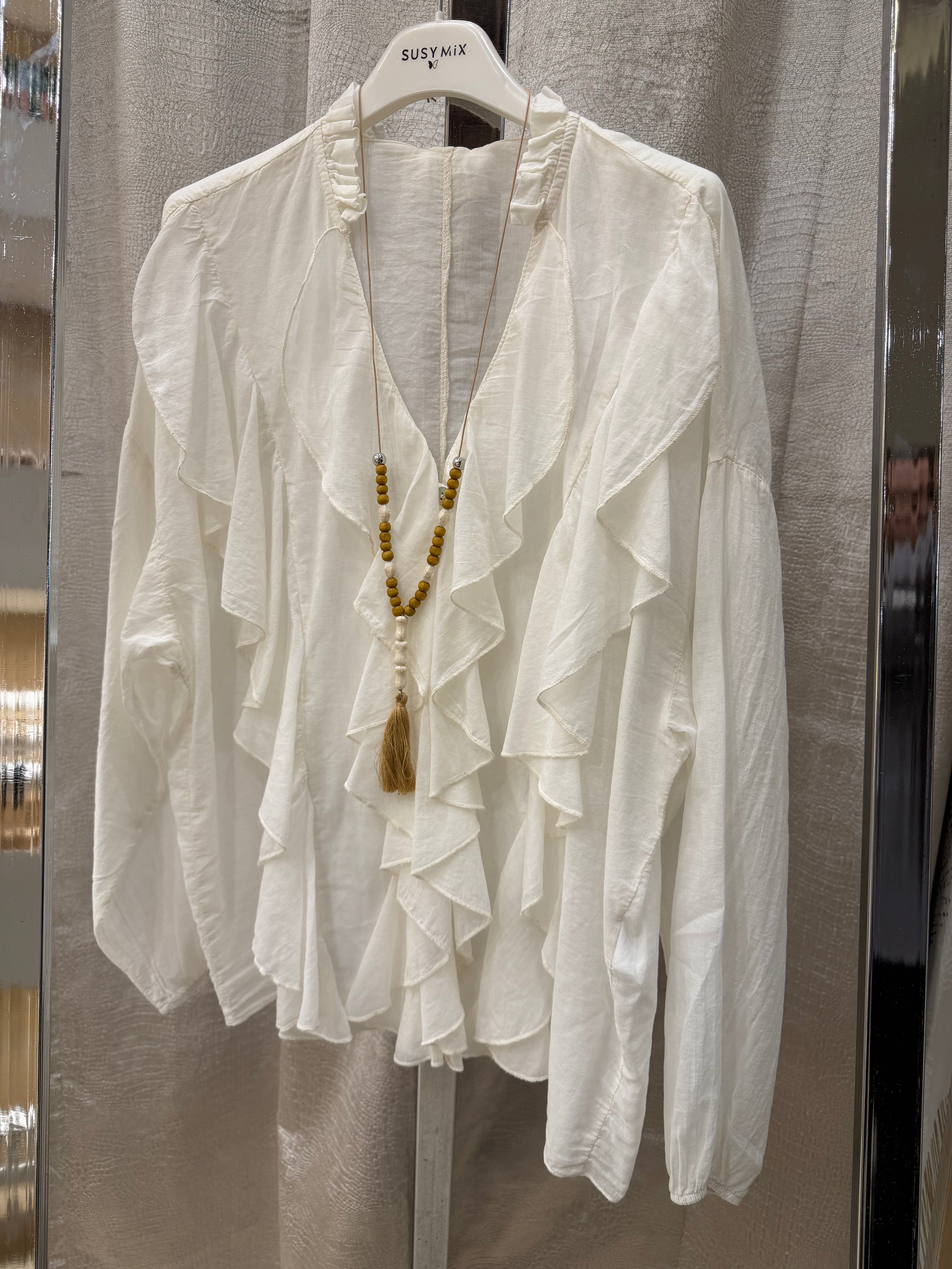 Camicia rouches