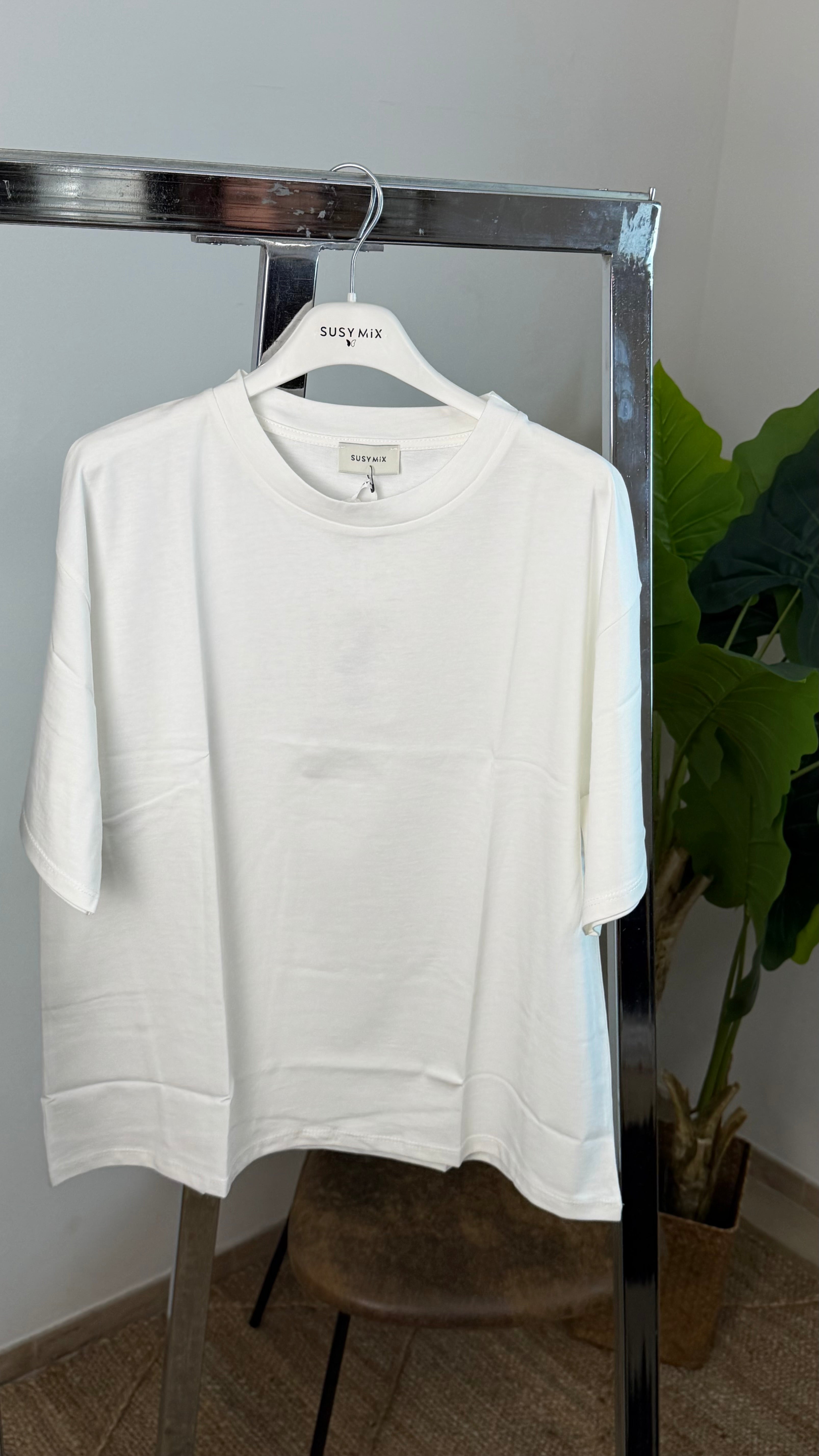 Maxi t-shirt tinta unita