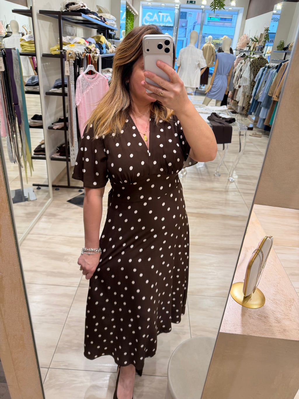 Abito midi pois