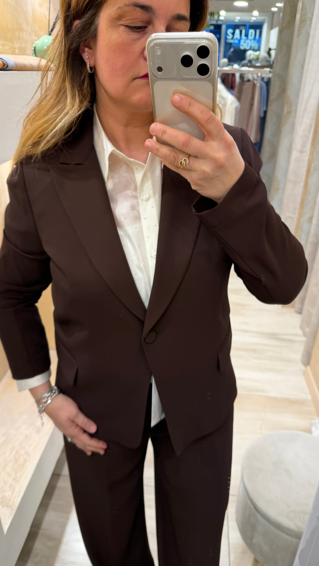 Tailleur Kontatto cioccolato