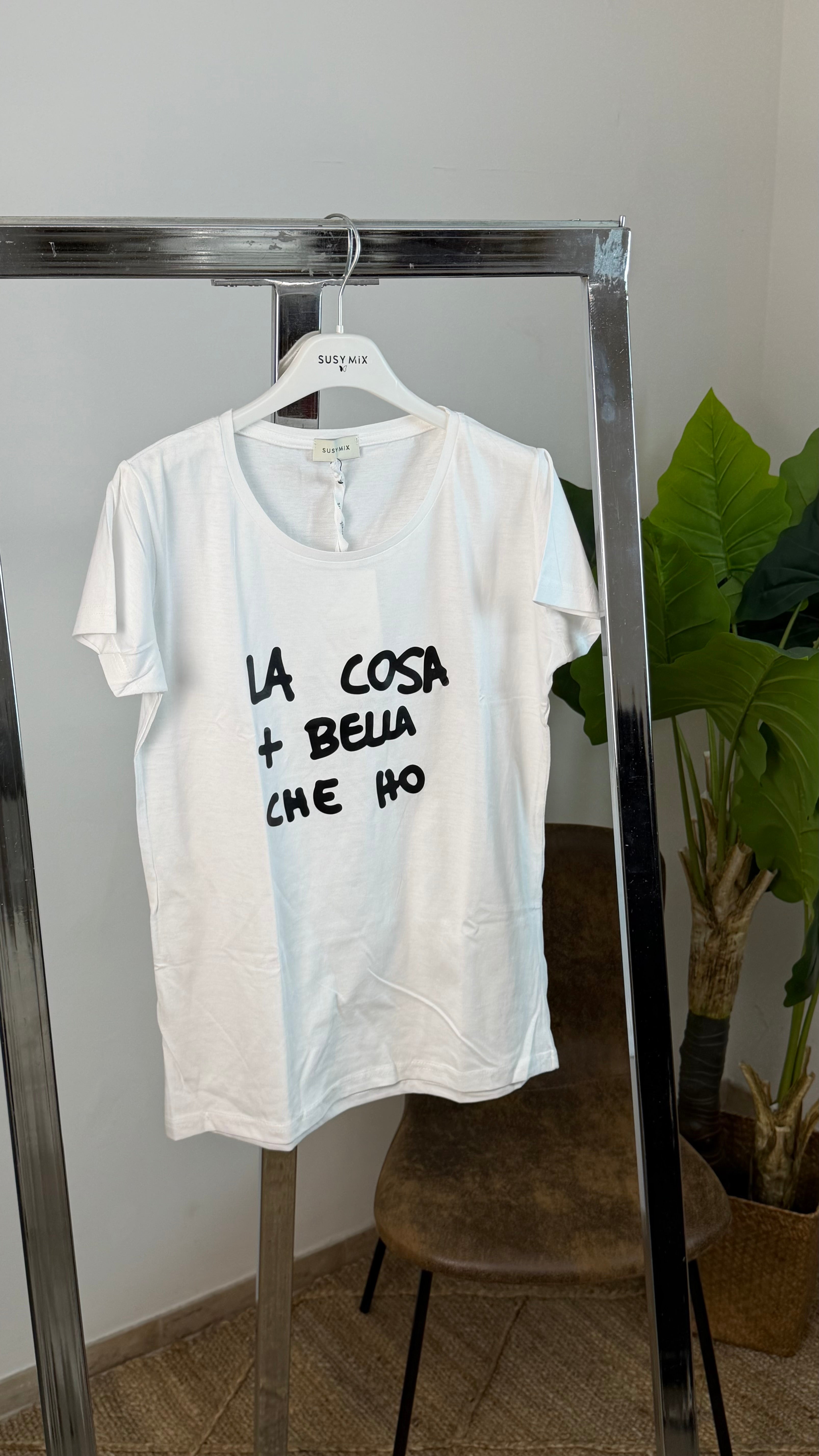Maxi t-shirt stampa