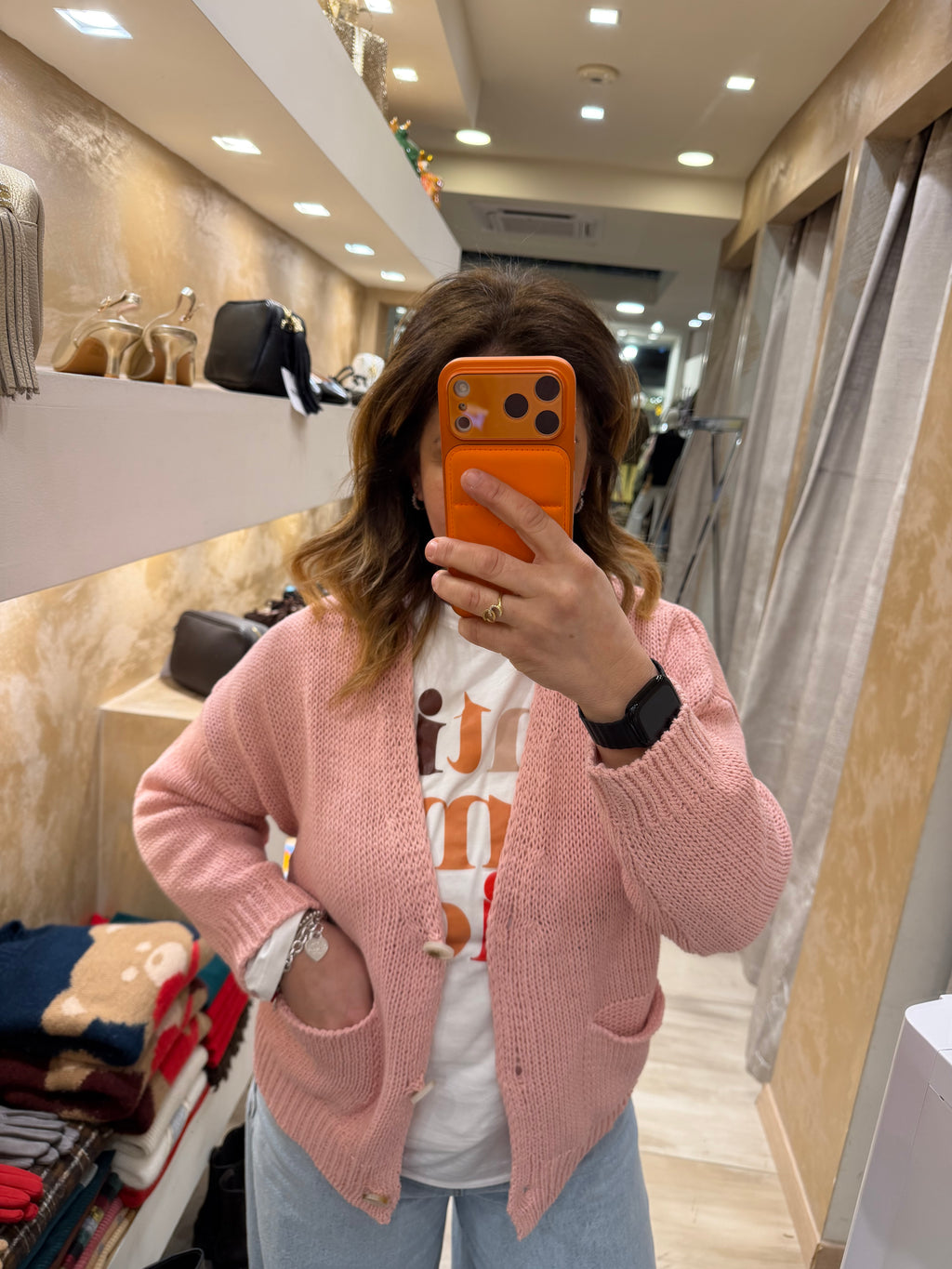 Cardigan tasche