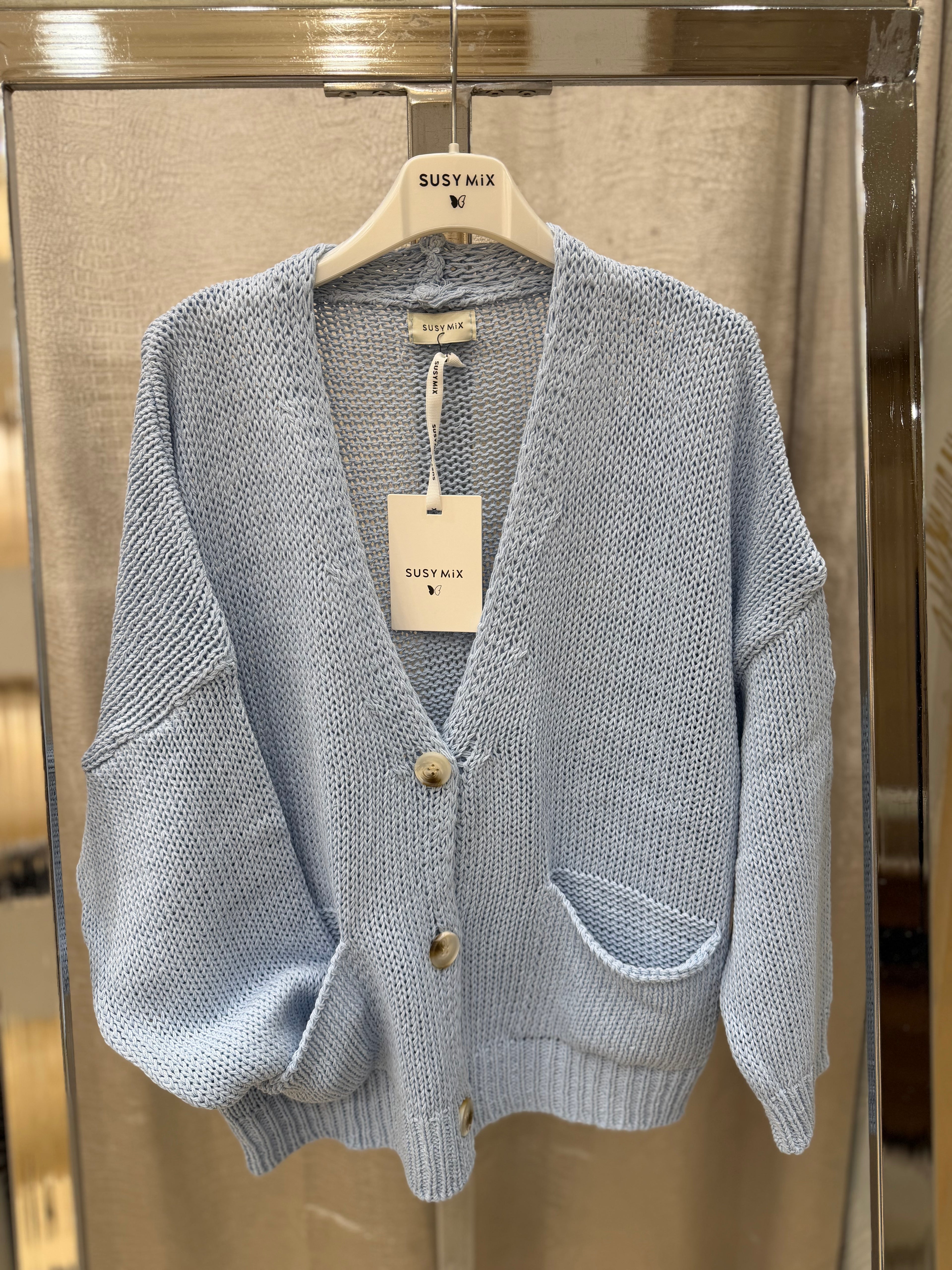 Cardigan tasche