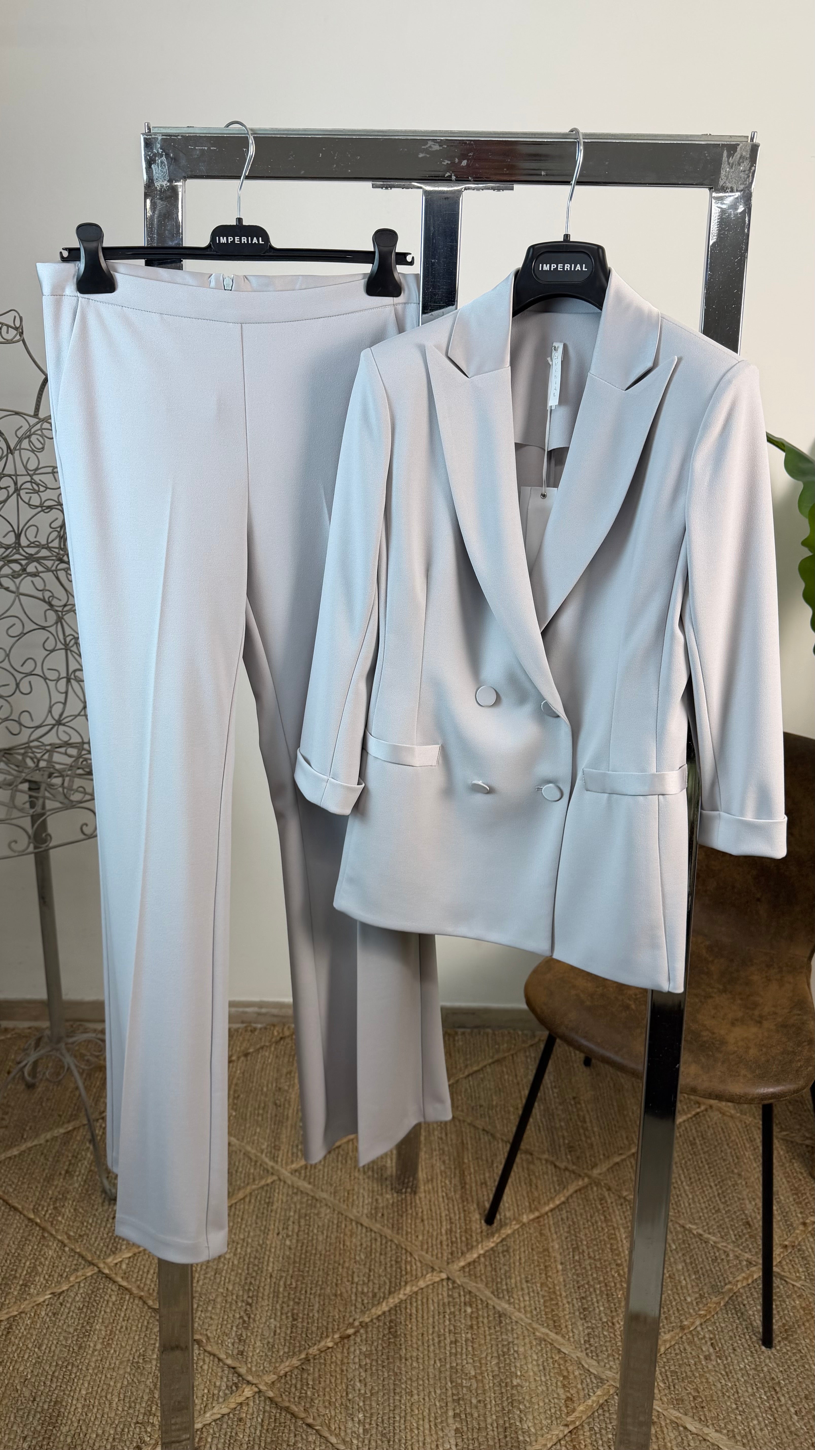 Completo Tailleur Effetto Raso