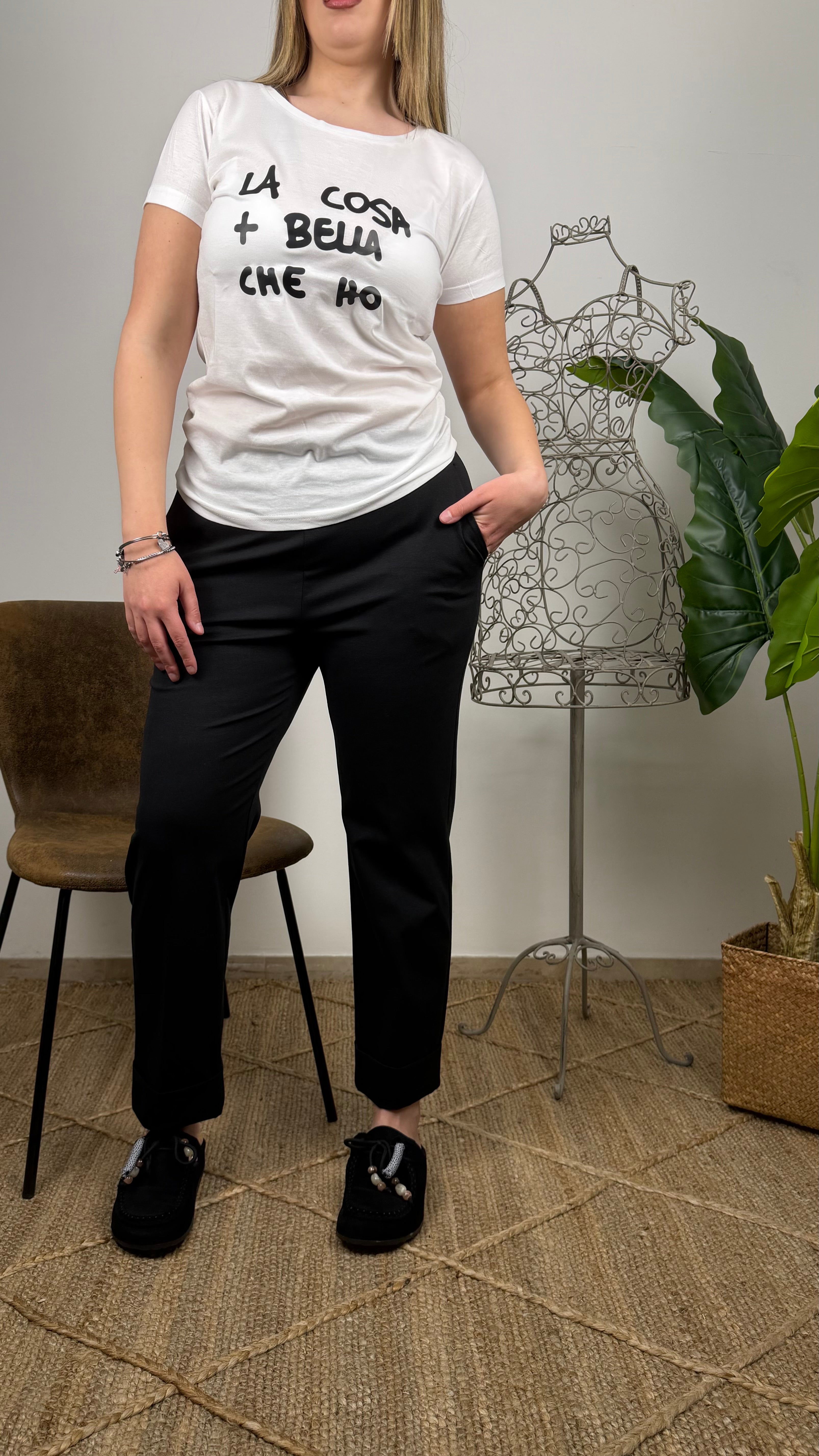 Maxi t-shirt stampa