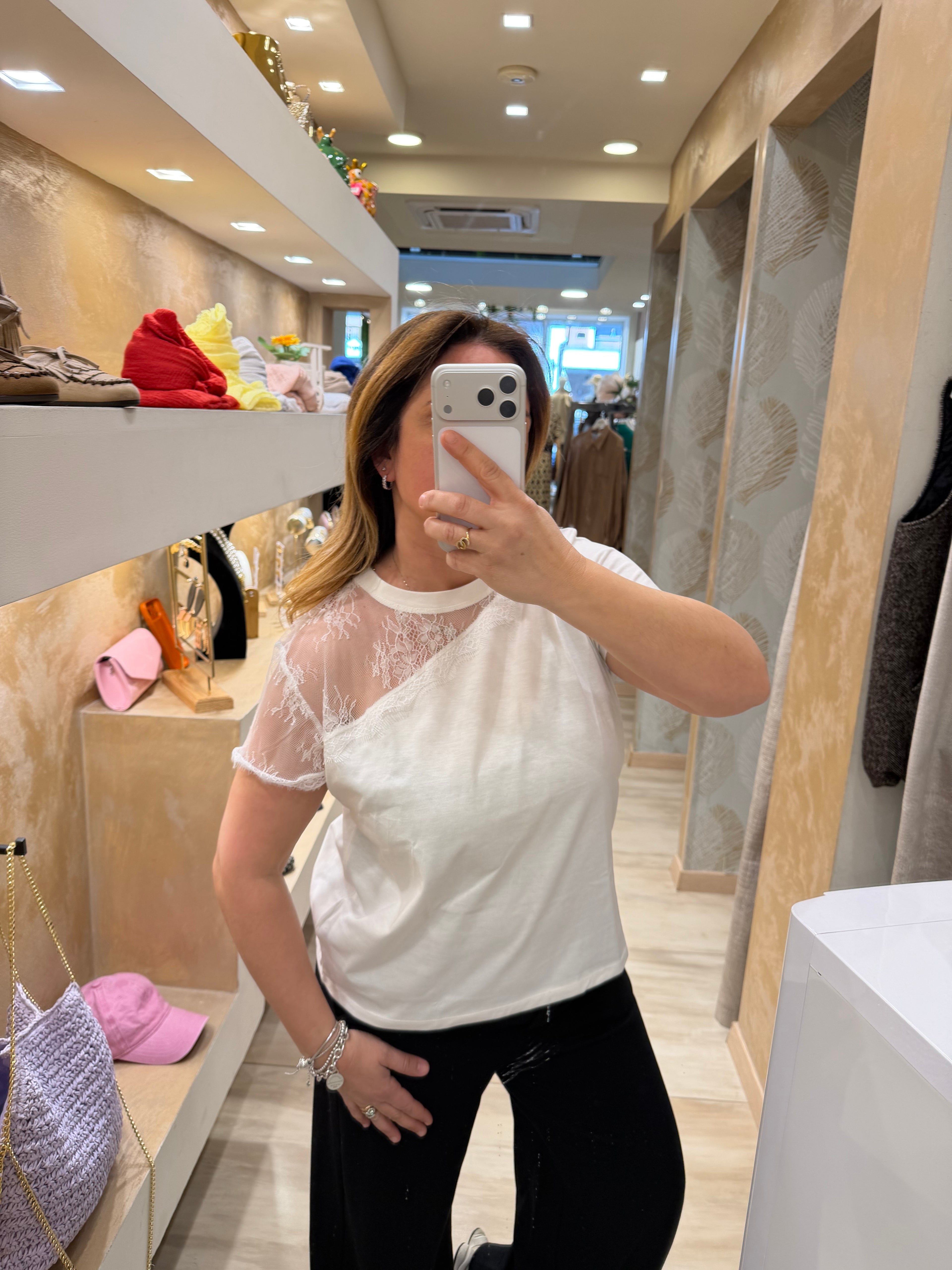 T-shirt pizzo