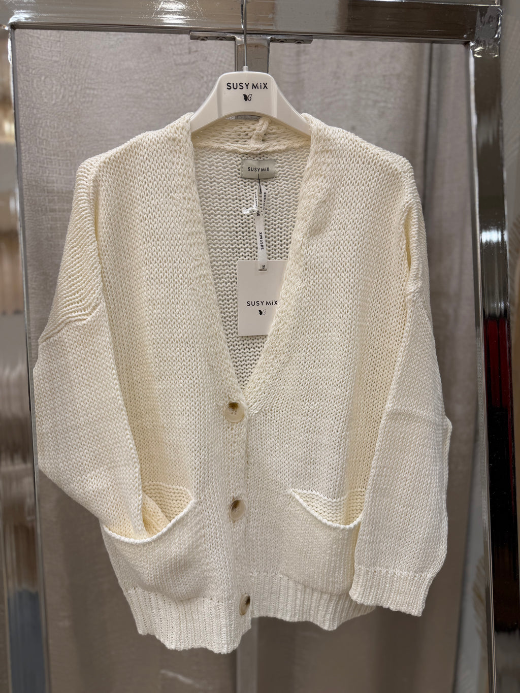 Cardigan tasche