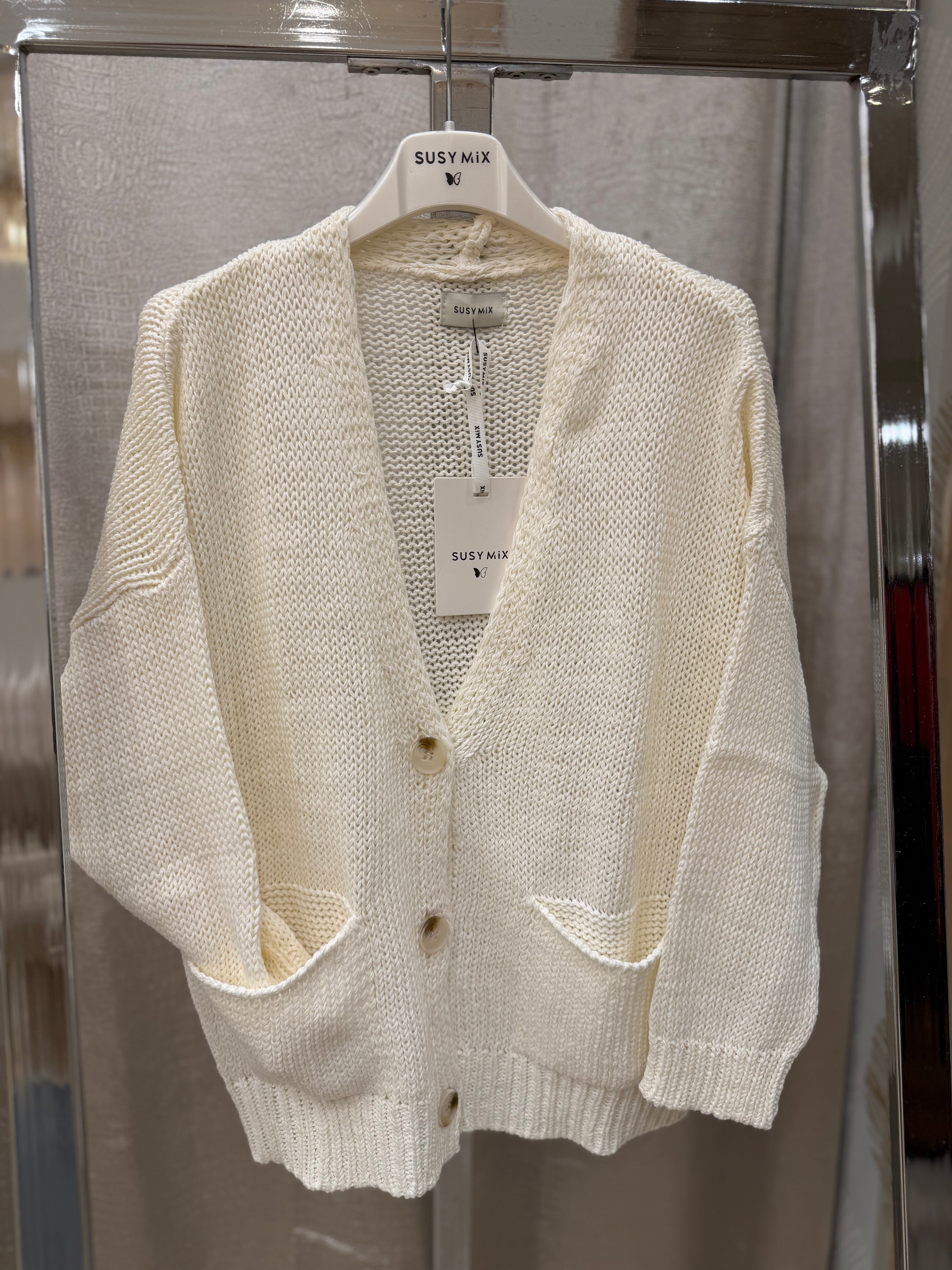 Cardigan tasche