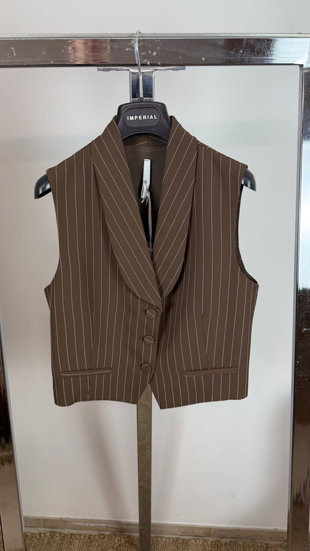 Tailleur Gessato gilet