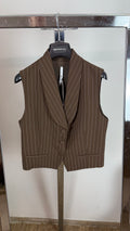 Tailleur Gessato gilet