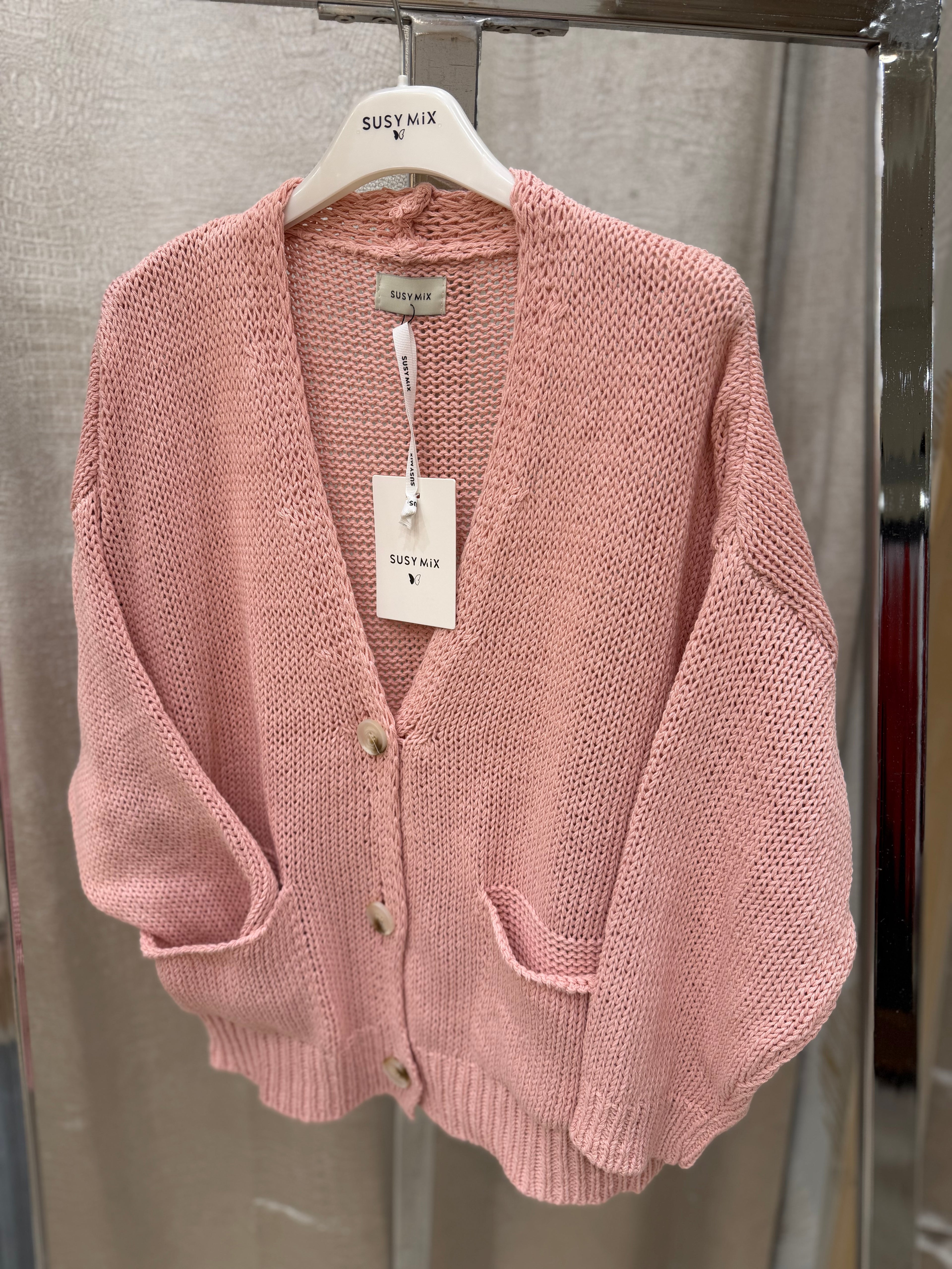 Cardigan tasche