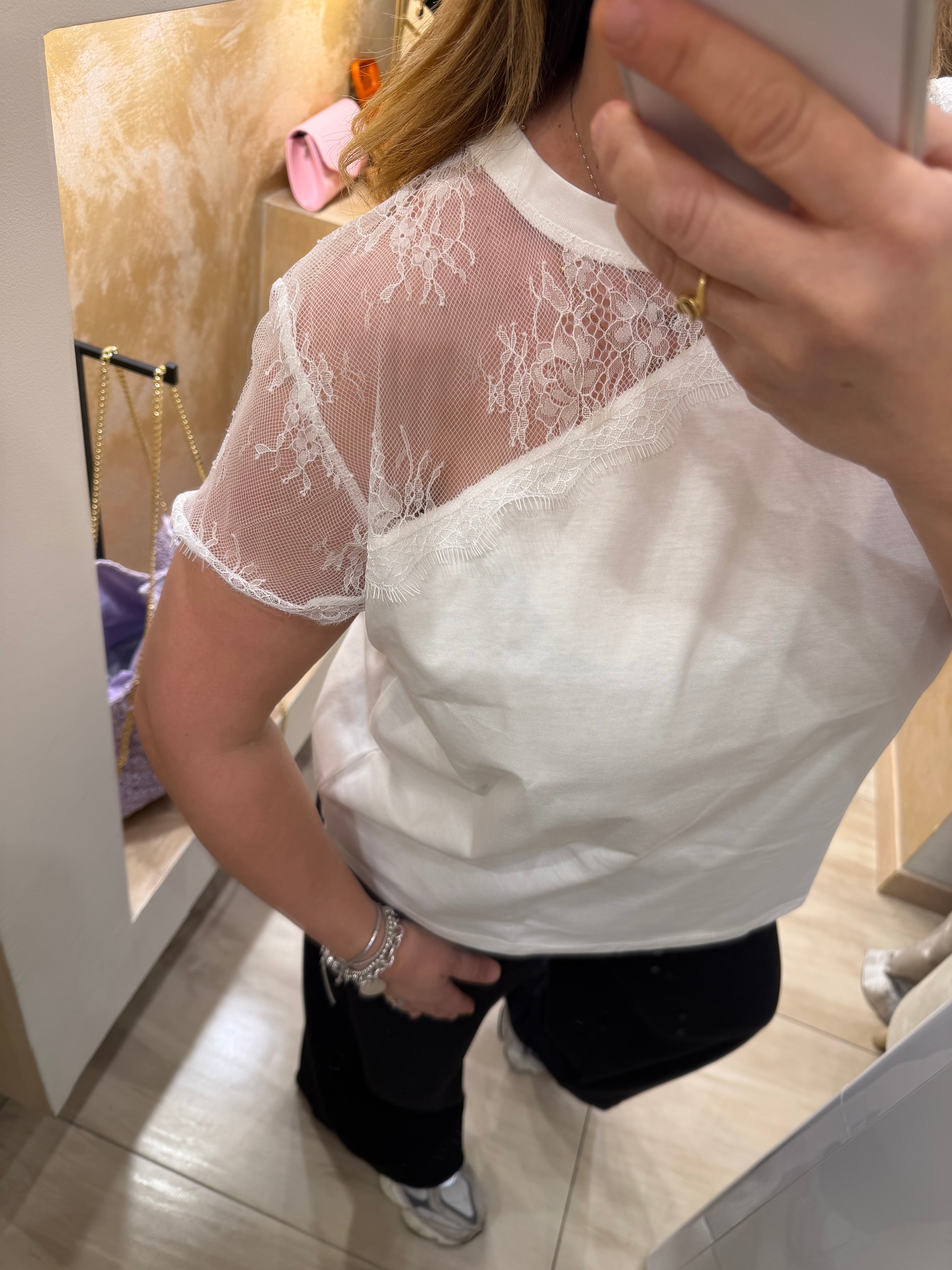 T-shirt pizzo